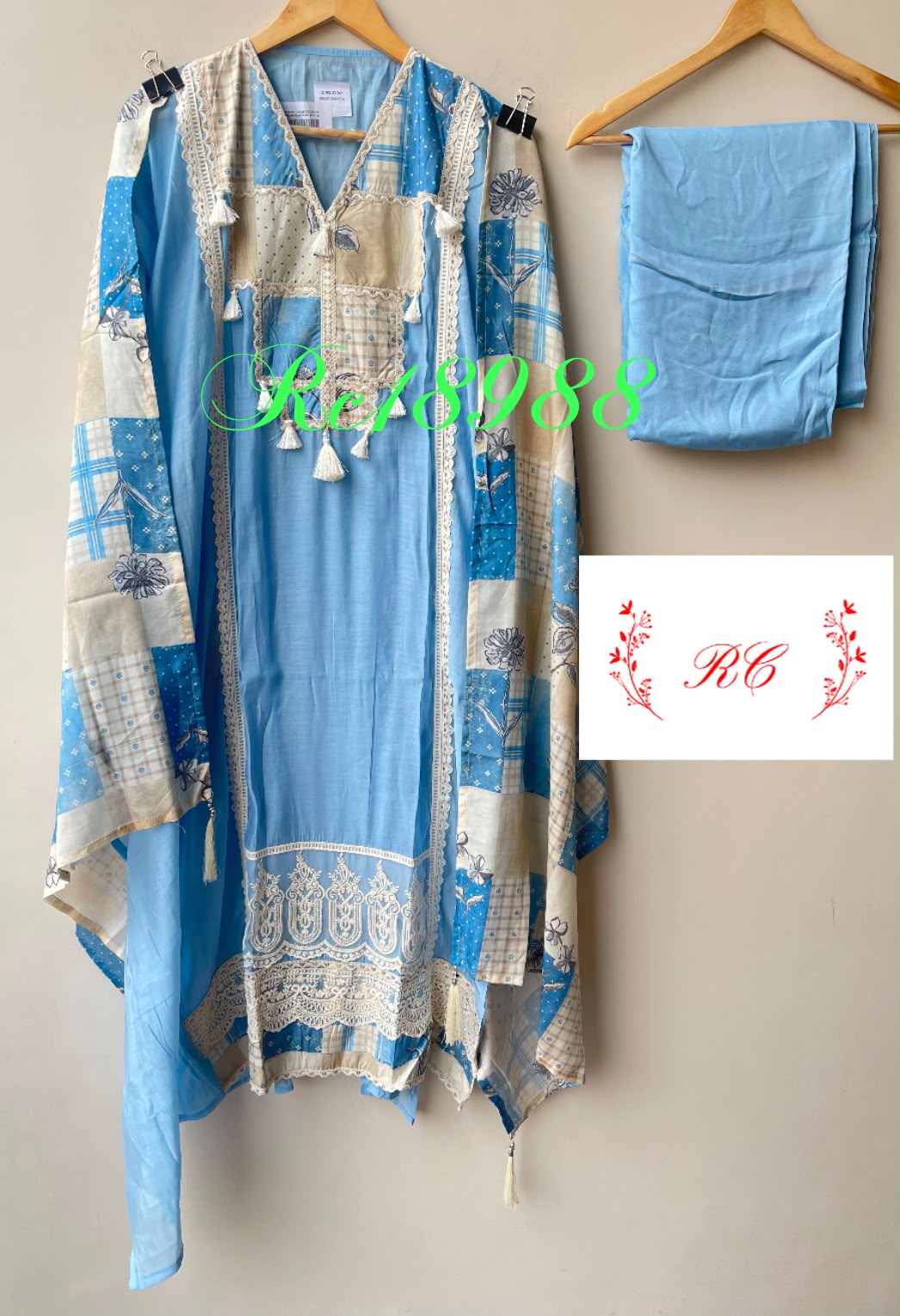 Mul chanderi unstitched ladies suit Rc18988