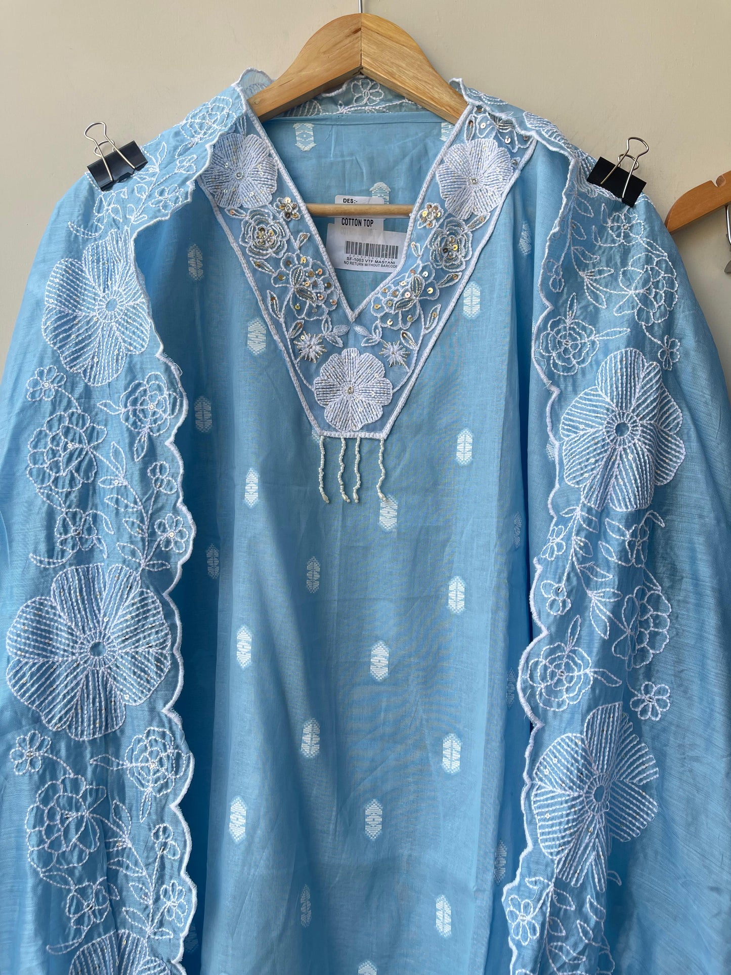 Mul chanderi unstitched ladies suit Rc18946