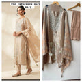 Pure shimmer giraffe silk unstitched ladies suit Rc19207