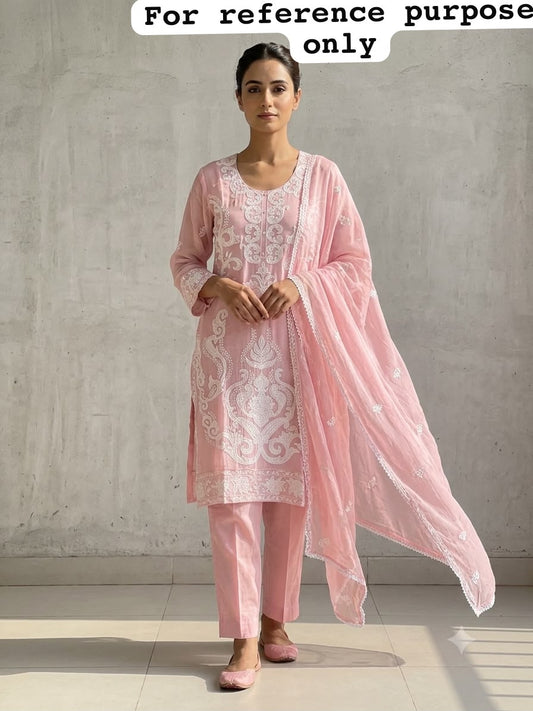 Organza Tuile fabric ladies unstitched suit Rc19131 (b)