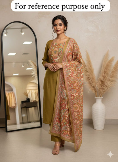 Satin Crepe Unstitched Ladies Suit RC-18487 (b) – view 6