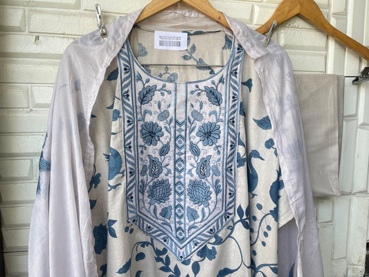 No lining cotton unstitched ladies suit Rc18414 (b)