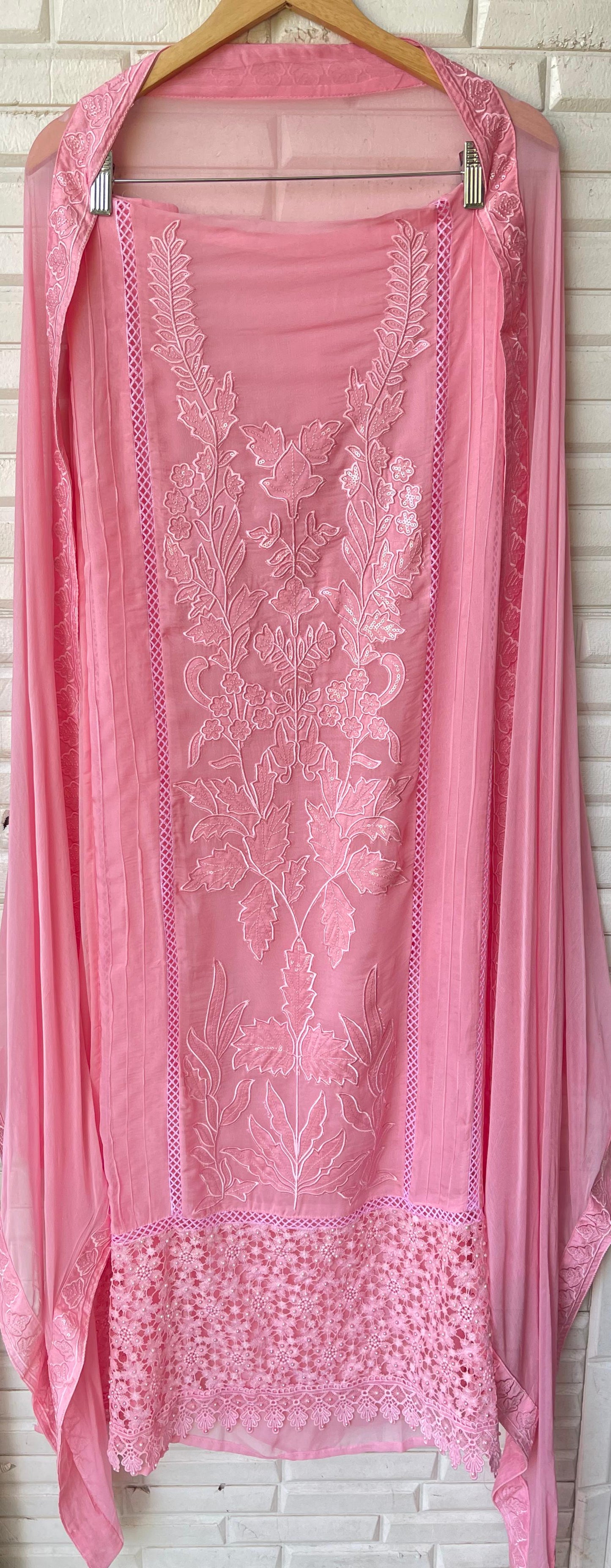 Organza unstitched ladies suit Rc17831 (a)