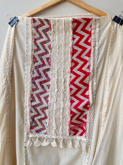 Mul chanderi unstitched ladies suit Rc18976