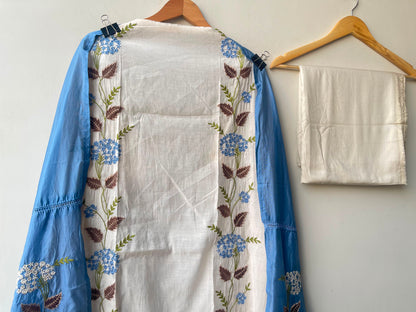 Mul chanderi unstitched ladies suit Rc19113