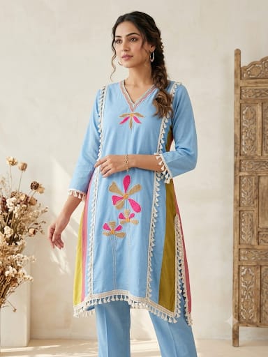 Mul chanderi unstitched ladies suit Rc19282 (b)