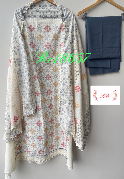 Cotton Unstitched Ladies Suit RC-18657 – view 8