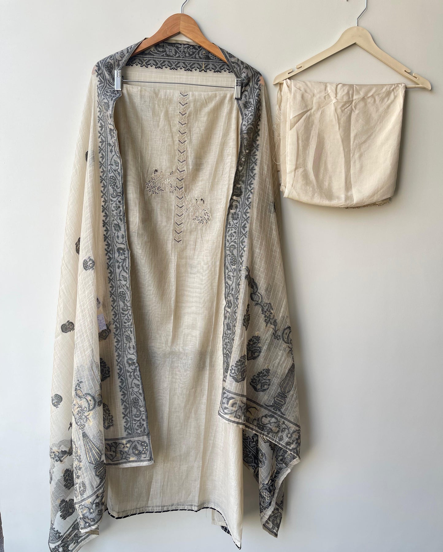 Mul Chanderi Printed Ladies Unstitched Suit RC-18649 – view 7
