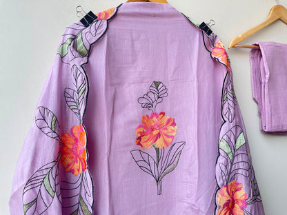 Mul chanderi unstitched ladies suit Rc18980 (a)