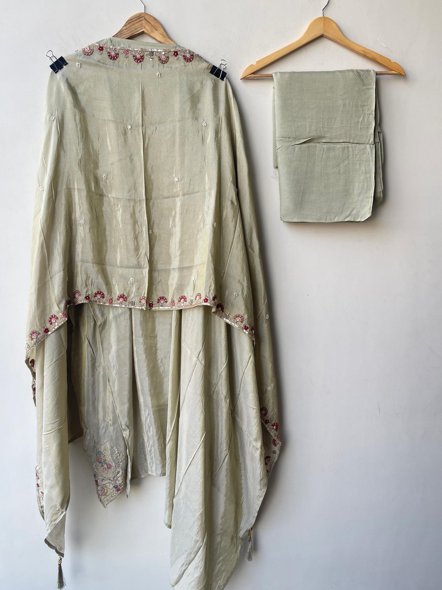 Shimmer silk unstitched ladies suit Rc19330 (a)