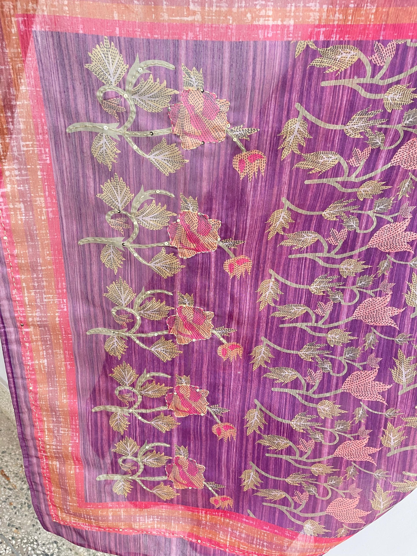 Mul Chanderi Unstitched Ladies Suit RC-18176 – view 4