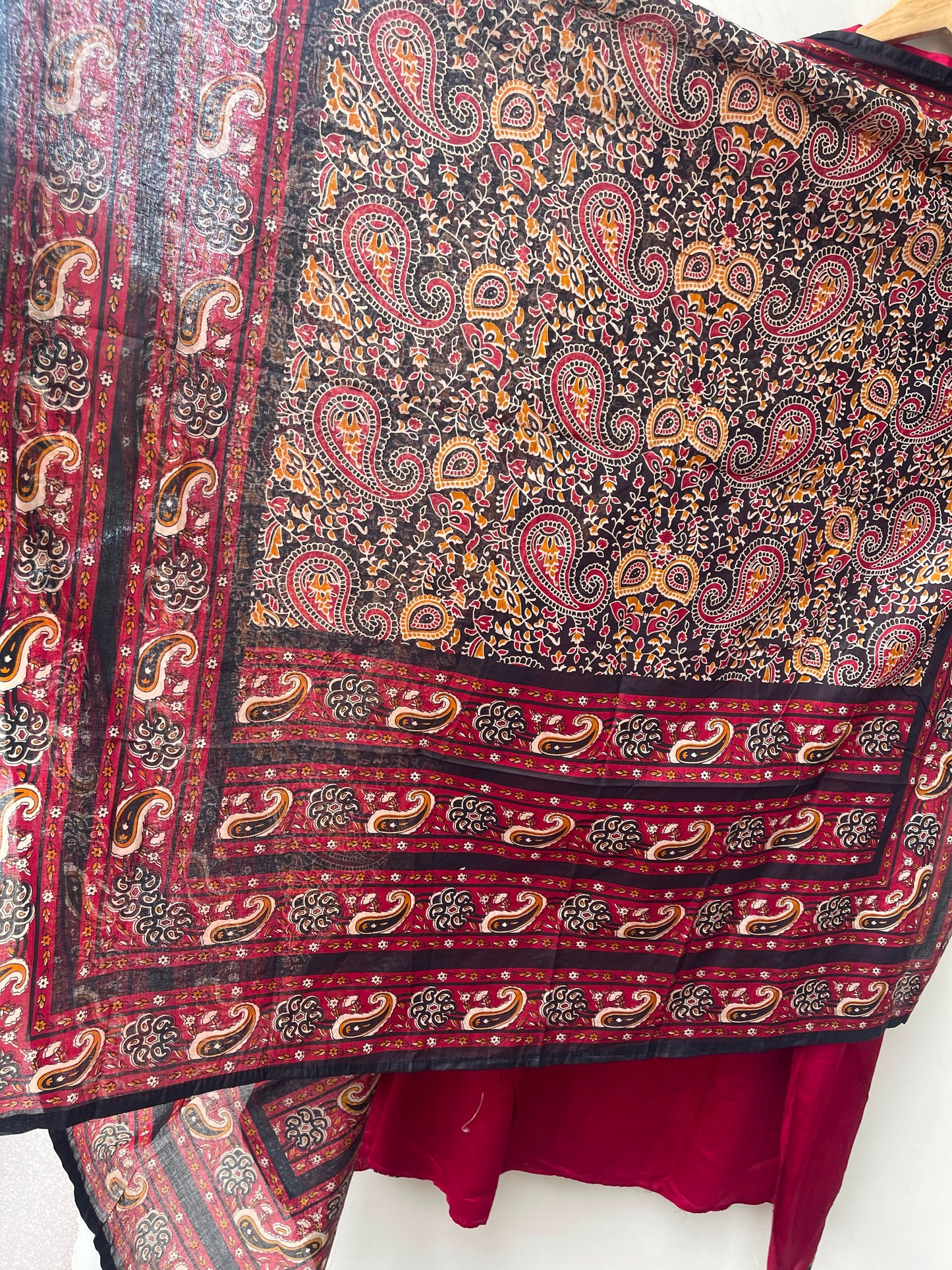 Worli art inspired cotton ladies unstitched suit Rc19082 (a)