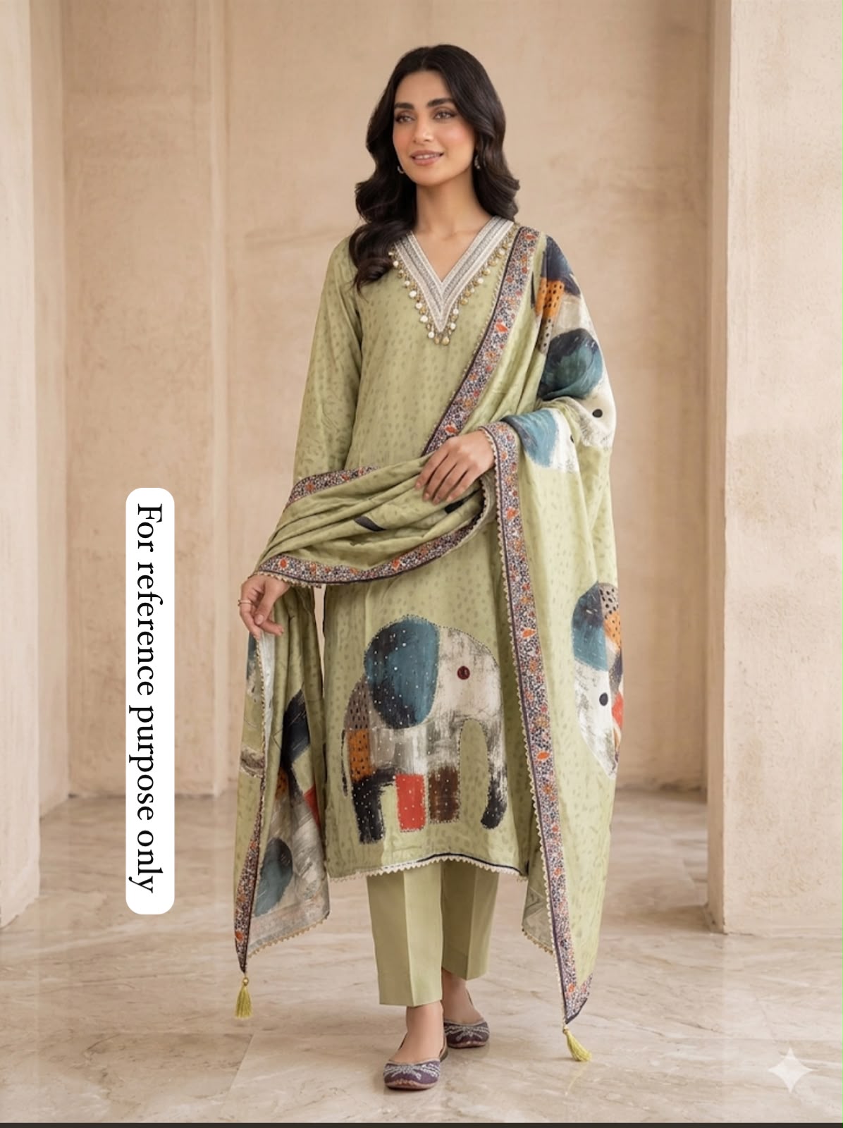 Muslin printed unstitched ladies suit Rc18984