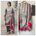 Soft n flowy self muslin ladies unstitched suit Rc19008
