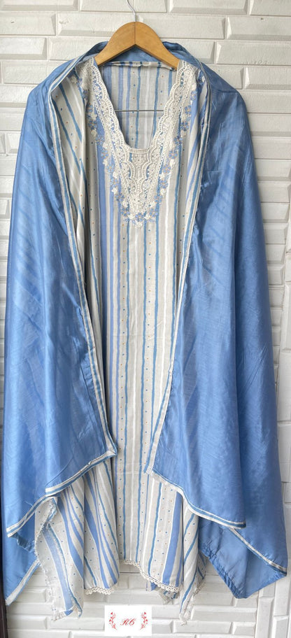 Cotton unstitched ladies suit Rc15103