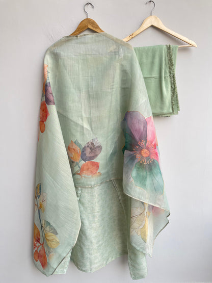 Shimmer linen unstitched ladies suit Rc18474 (a)