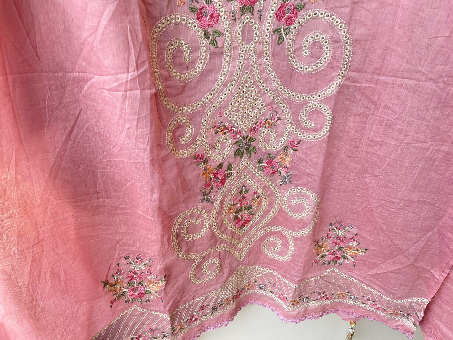 Mul Chanderi Unstitched Ladies Suit RC-18894(B) – view 3