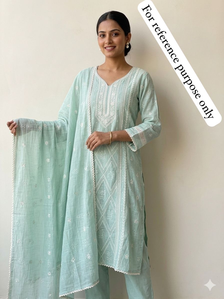 Pure Mul Chanderi Unstitched Ladies Suit RC-18841 – view 2
