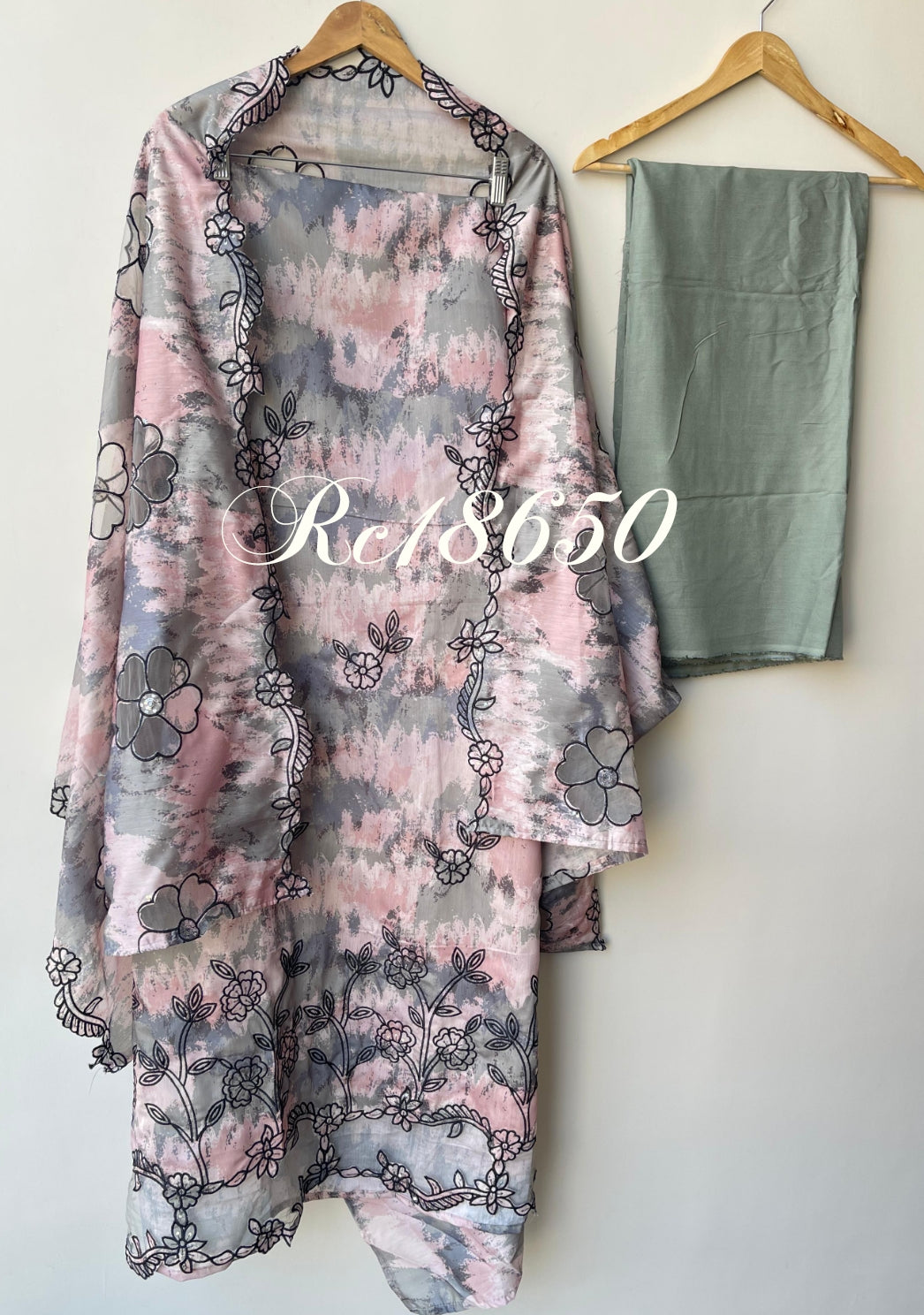 Cotton Silk Printed Unstitched Ladies Suit RC-18650 – view 7