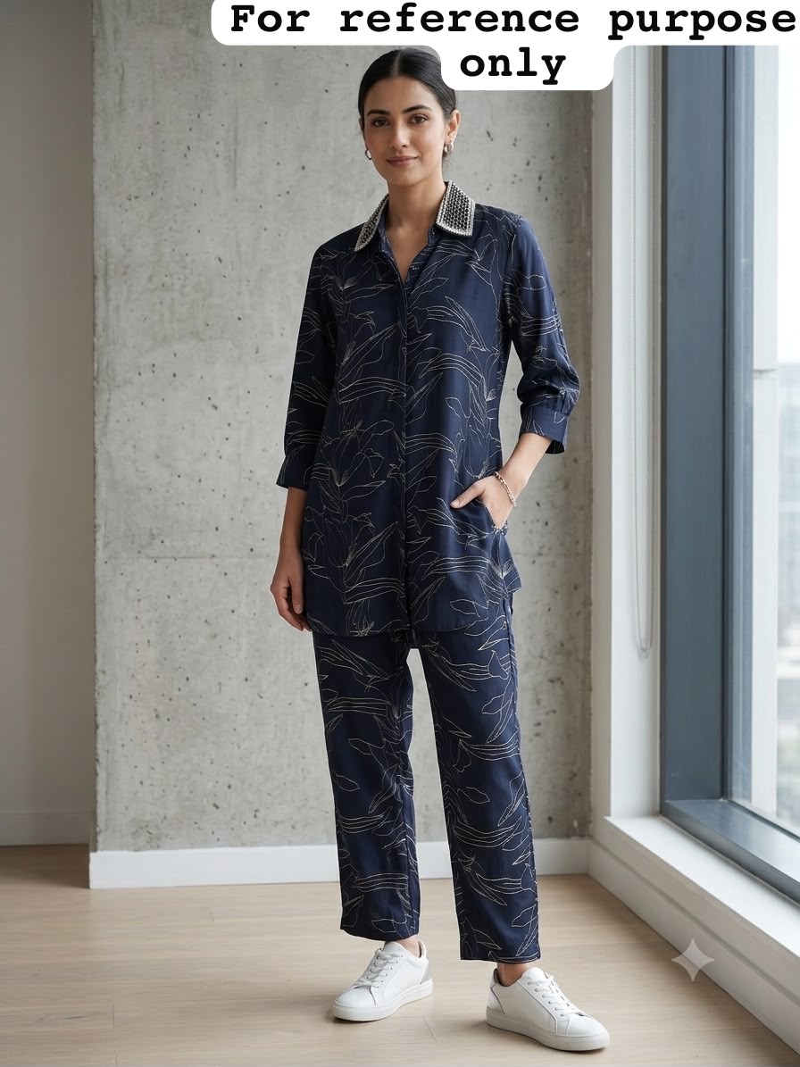 Ready made ladies printed coord set Rc19166
