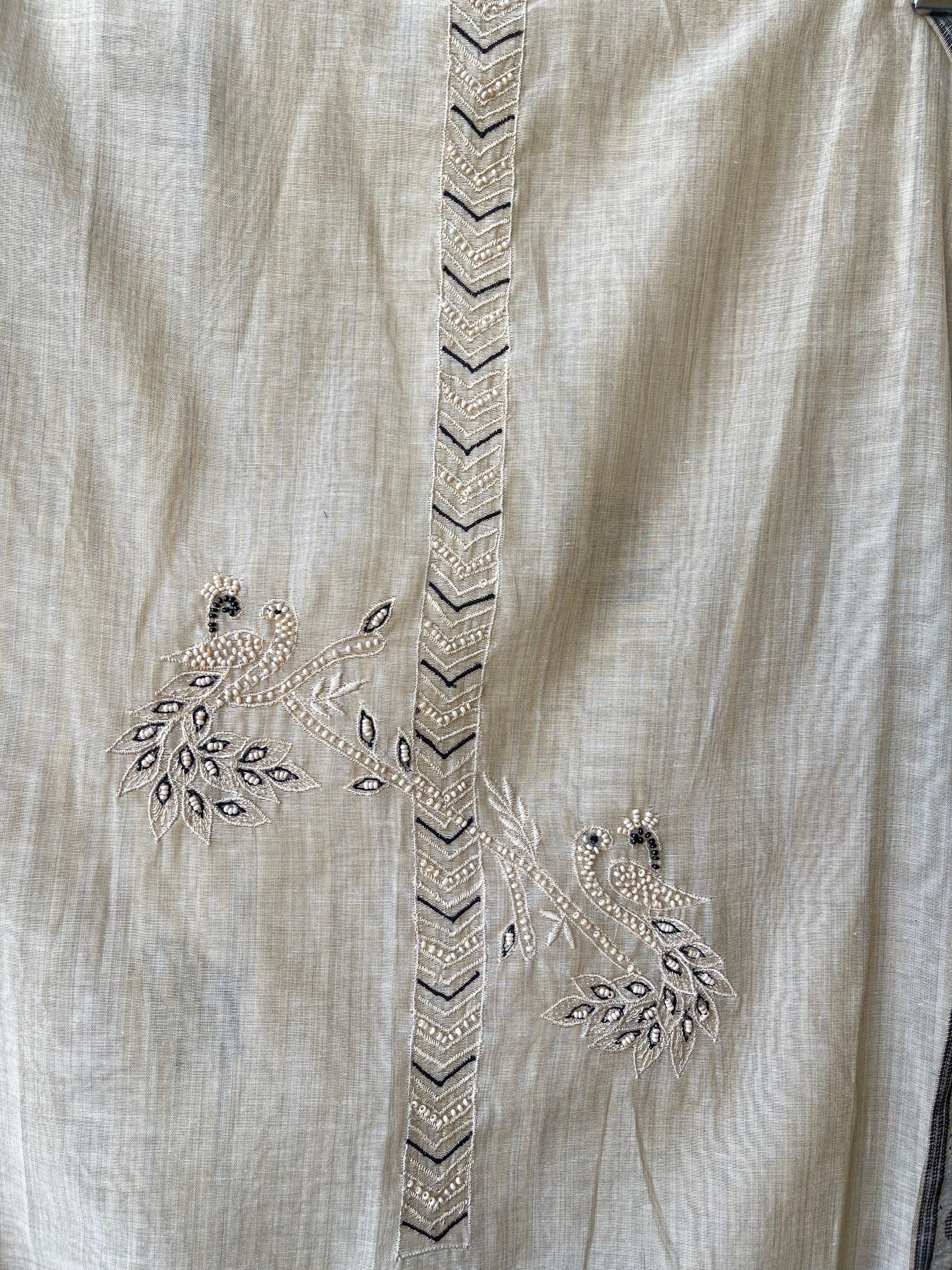 Mul Chanderi Printed Ladies Unstitched Suit RC-18649 – view 6