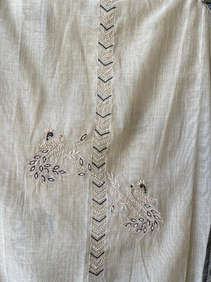 Mul Chanderi Printed Ladies Unstitched Suit RC-18649 – view 6