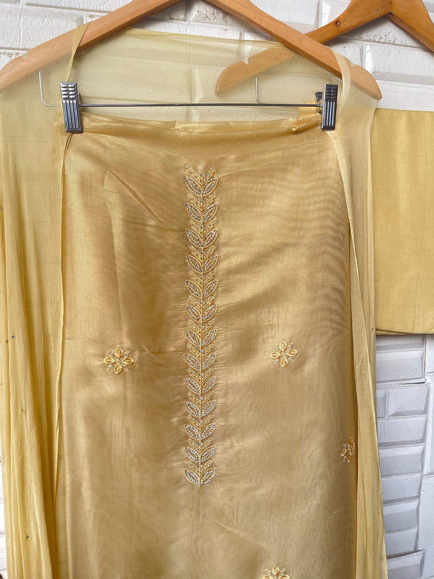 Shimmer paper silk unstitched ladies suit Rc17703 (c(