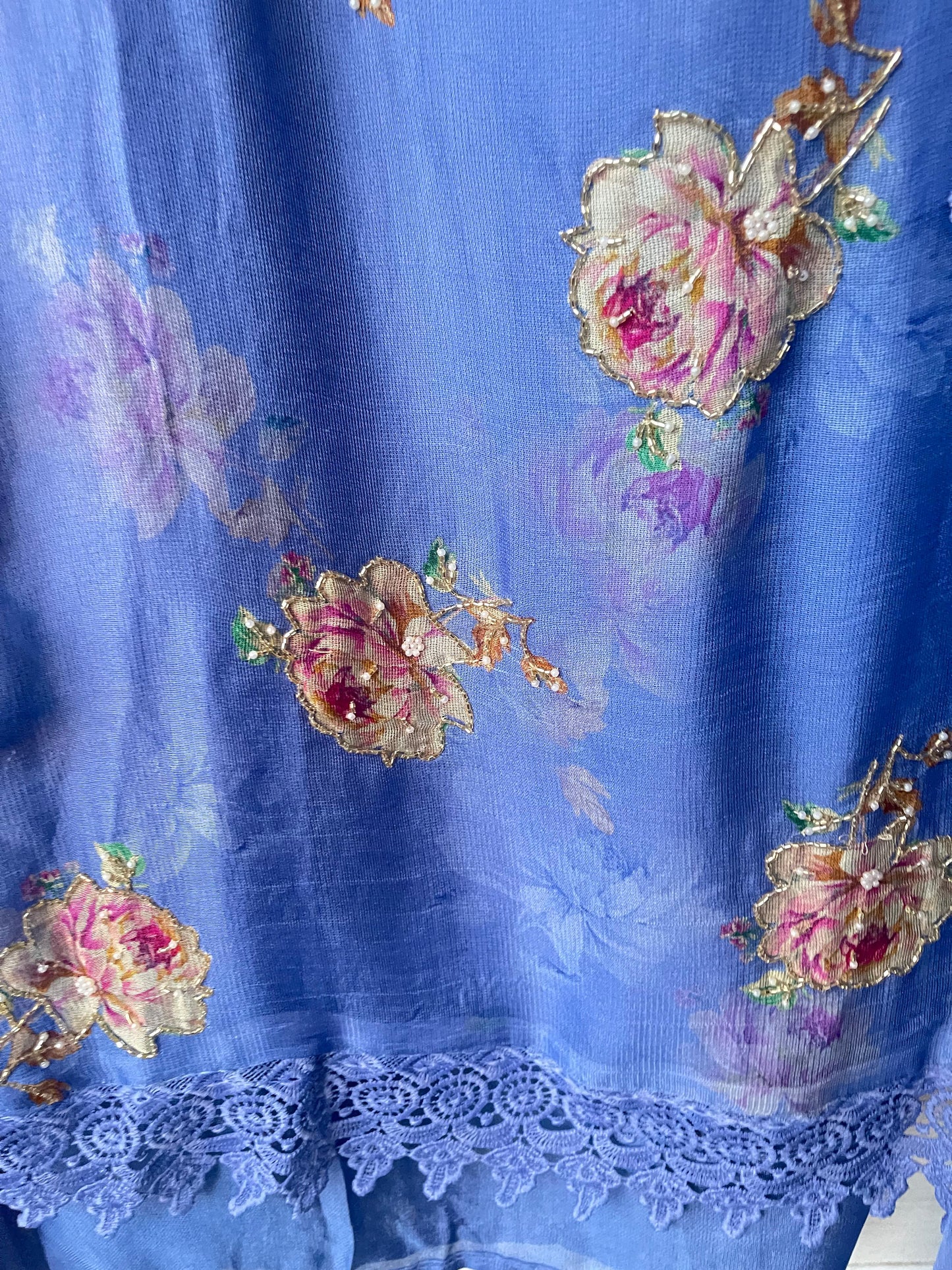 Self organza unstitched ladies suit Rc17581 (a)