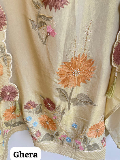 Shimmer silk unstitched ladies suit Rc18846 (a)