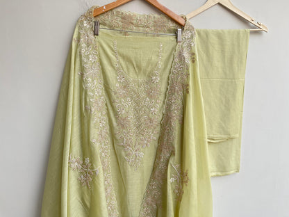 Pure mul chanderi unstitched ladies suit Rc18503 (b)