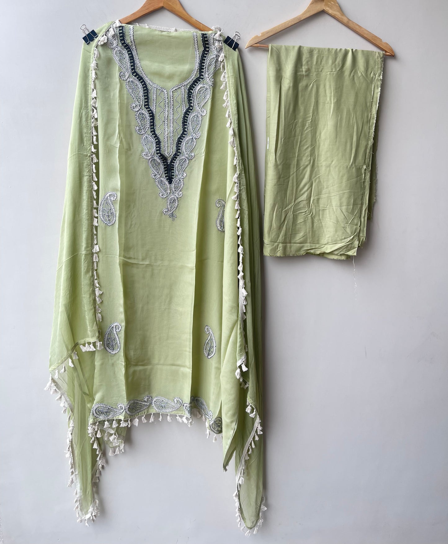 Organza fabric unstitched ladies suit Rc19027 (a)