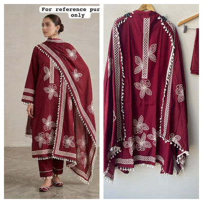 Mul chanderi unstitched ladies suit Rc19255 (b)