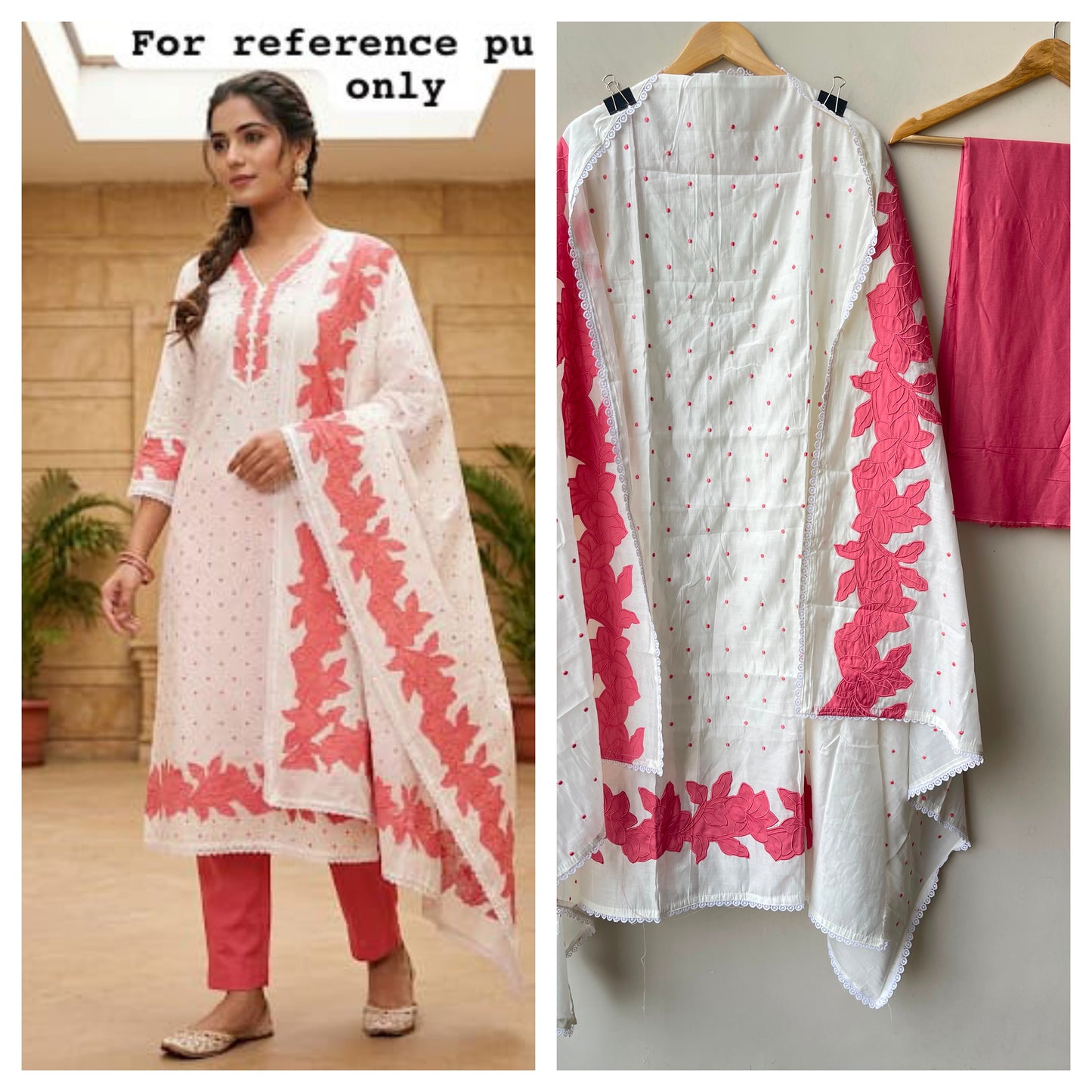 Chanderi cotton unstitched ladies suit Rc19269 (b)