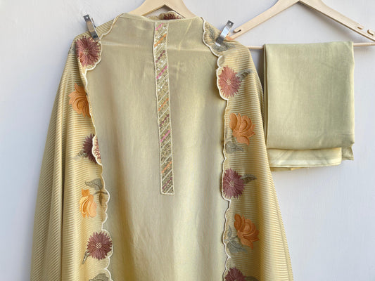 Shimmer silk unstitched ladies suit Rc18846 (a)