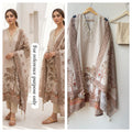 Self shimmer linen unstitched ladies suit Rc18938