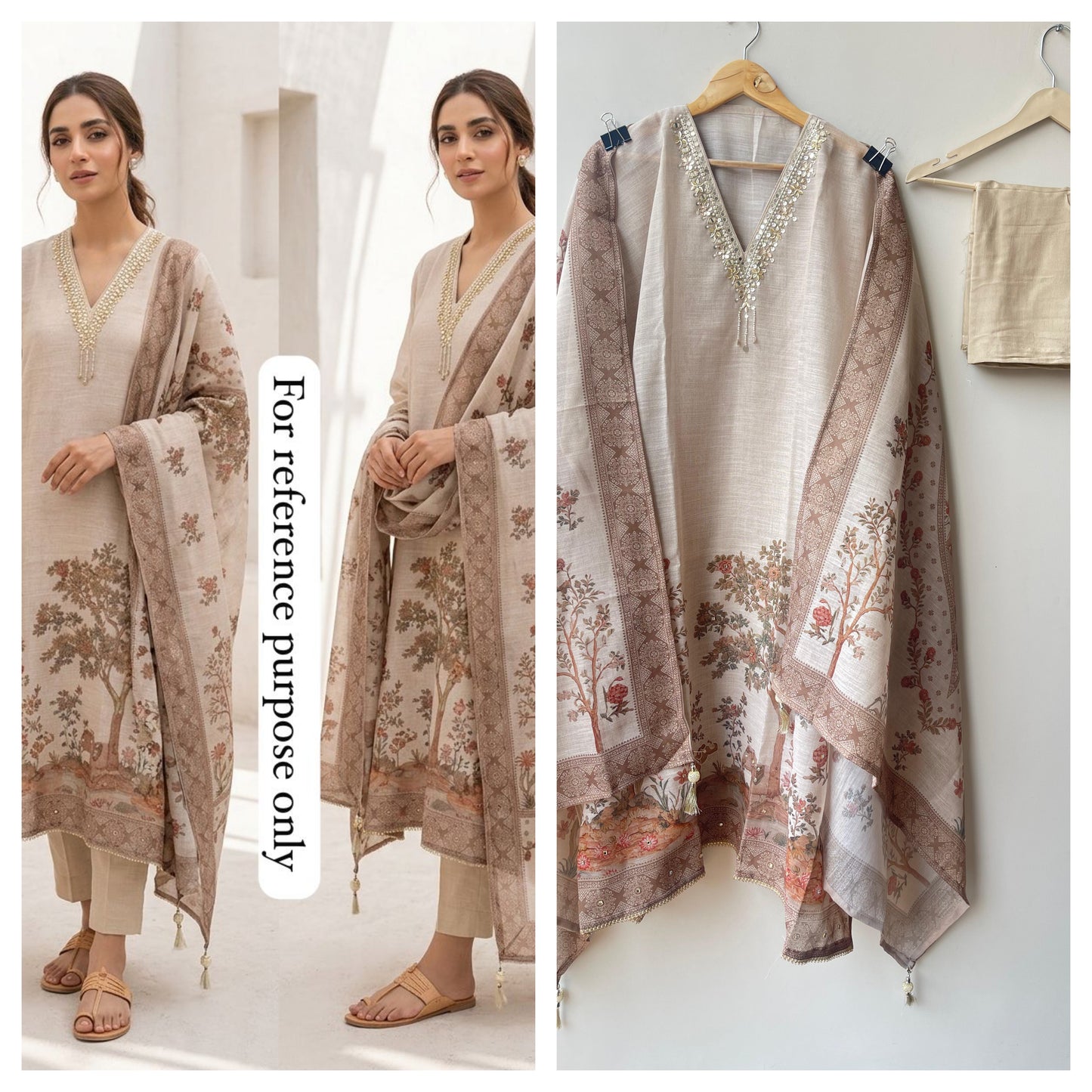 Self shimmer linen unstitched ladies suit Rc18938
