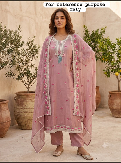 Pure Chinnon unstitched ladies suit Rc19068