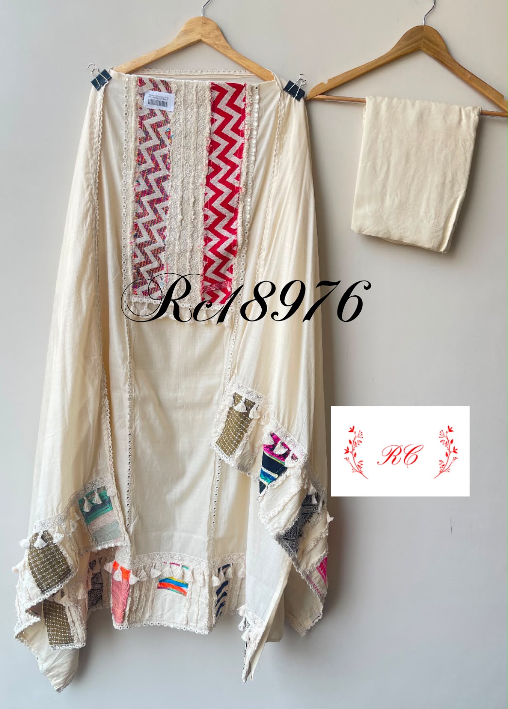 Mul chanderi unstitched ladies suit Rc18976