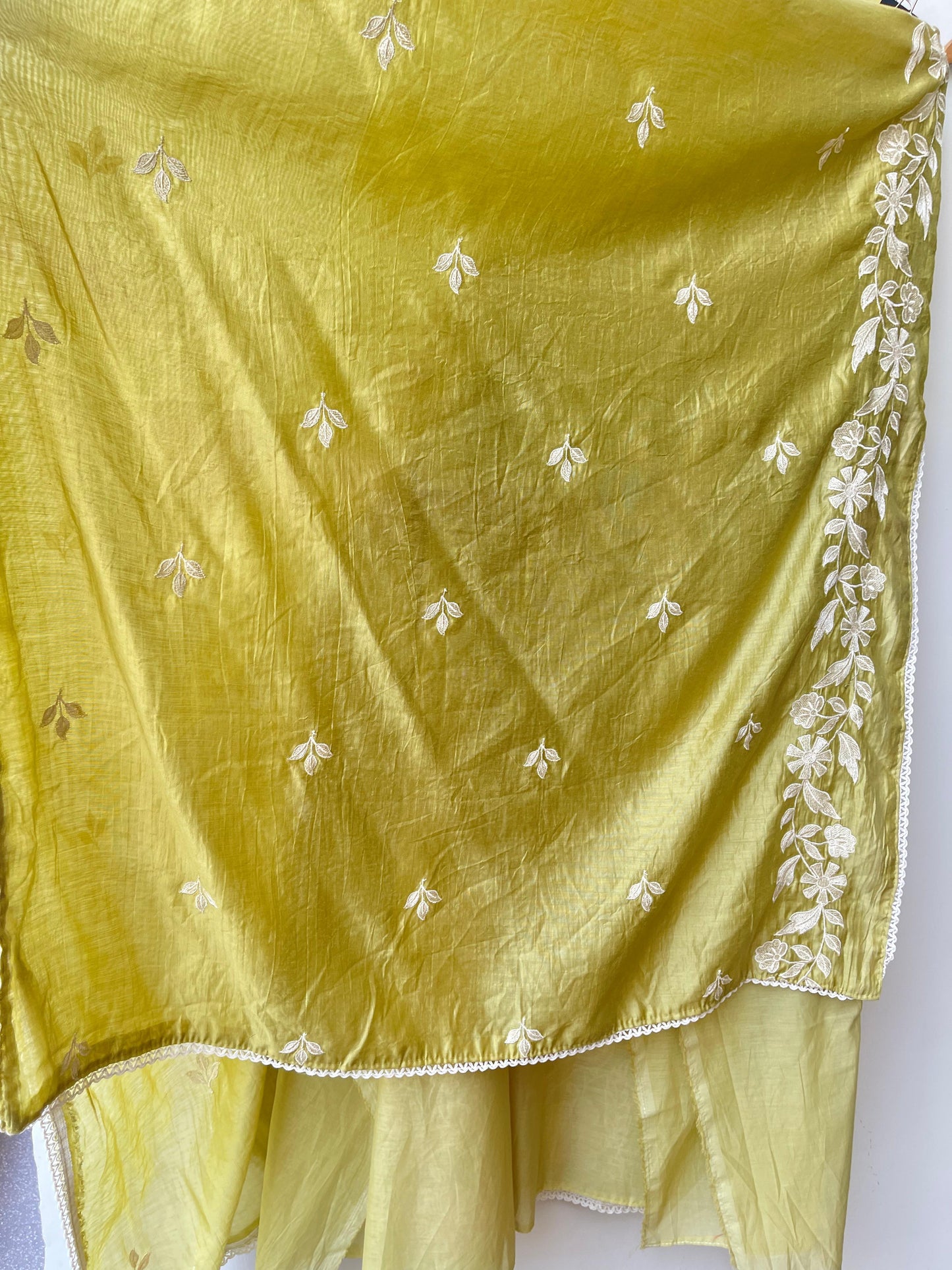Mul Chanderi Unstitched Ladies Suit RC-18892 – view 5
