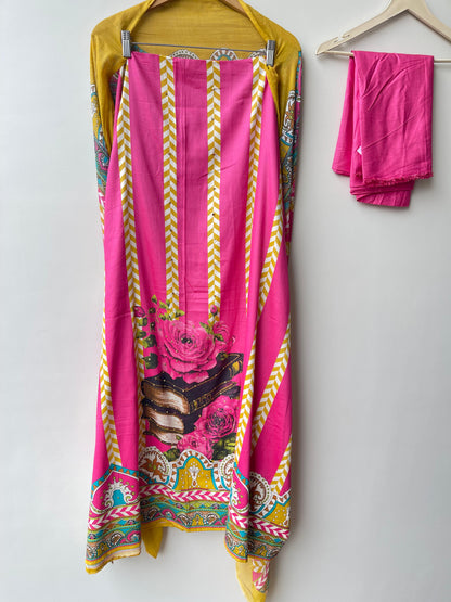 Cotton Printed Unstitched Ladies Suit RC-18627 – view 6
