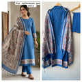 Mul chanderi maheshwari printed ladies unstitched suit Rc19251
