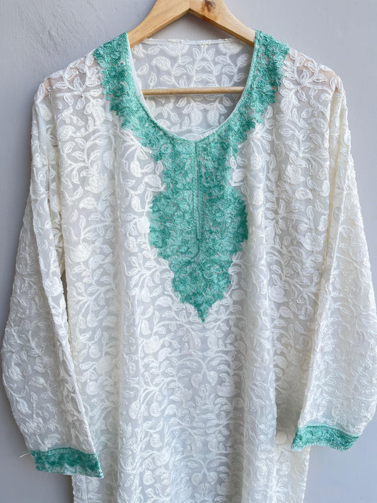Resham embroidered ladies readymade kurta Rc18426 (a)
