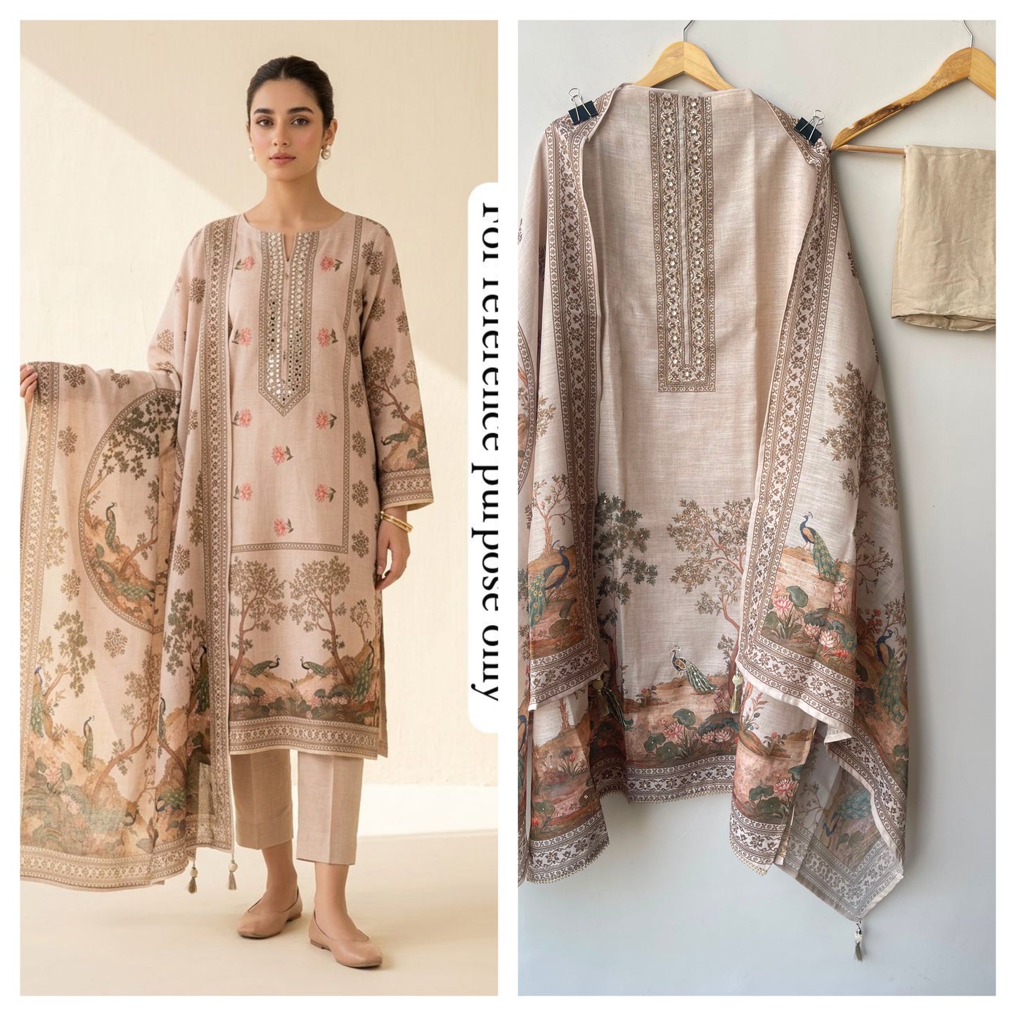 Shimmer linen printed ladies unstitched suit Rc18951
