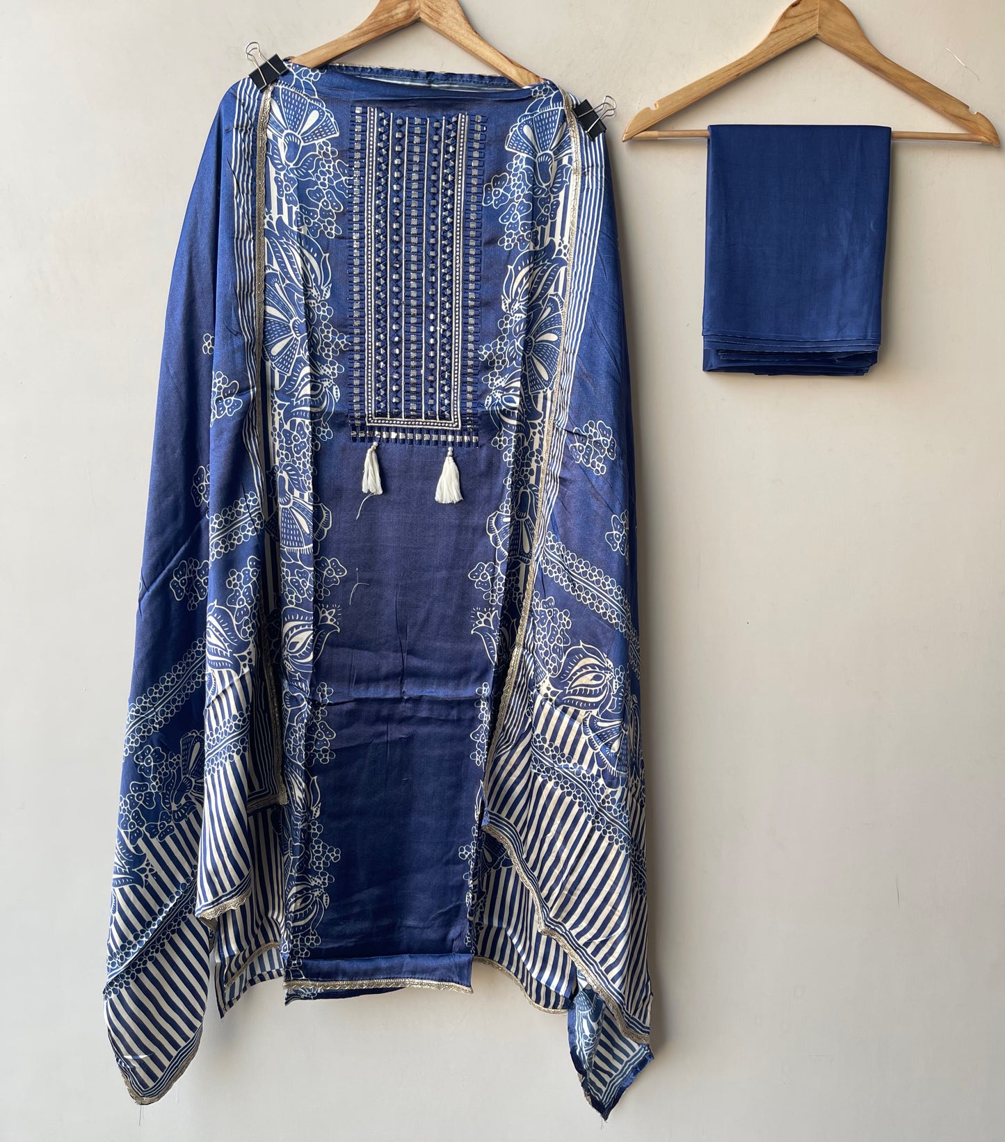 Gajji silk printed unstitched ladies suit Rc19311 (a)