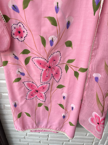 Cotton unstitched ladies suit Rc16673