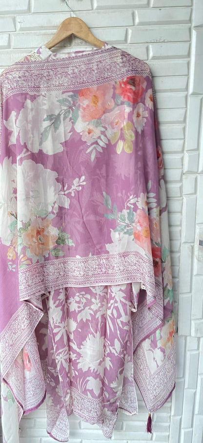 Organza unstitched ladies suit Rc17180