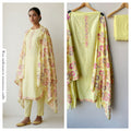 Mul Chanderi Unstitched Ladies Suit RC-18847