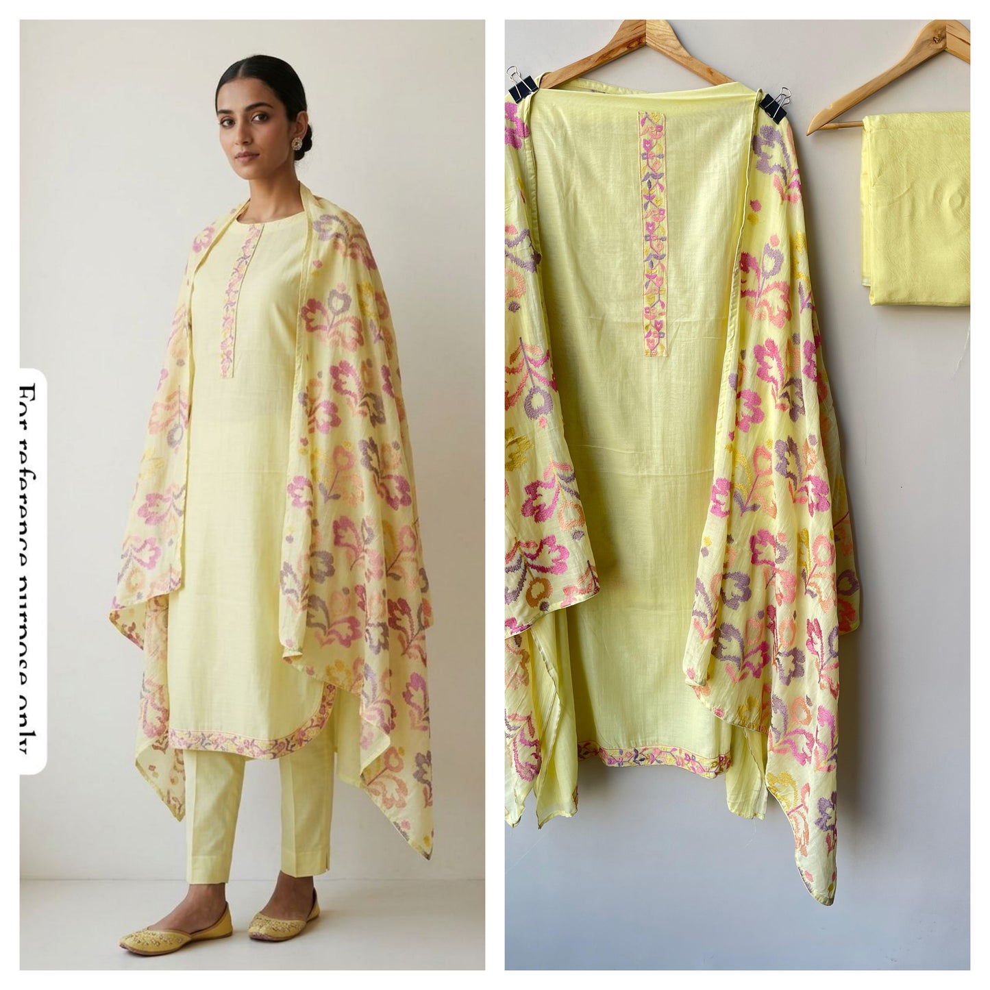 Mul Chanderi Unstitched Ladies Suit RC18847