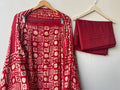 Banarasi Cotton Printed Ladies Unstitched Suit RC-18720(A)