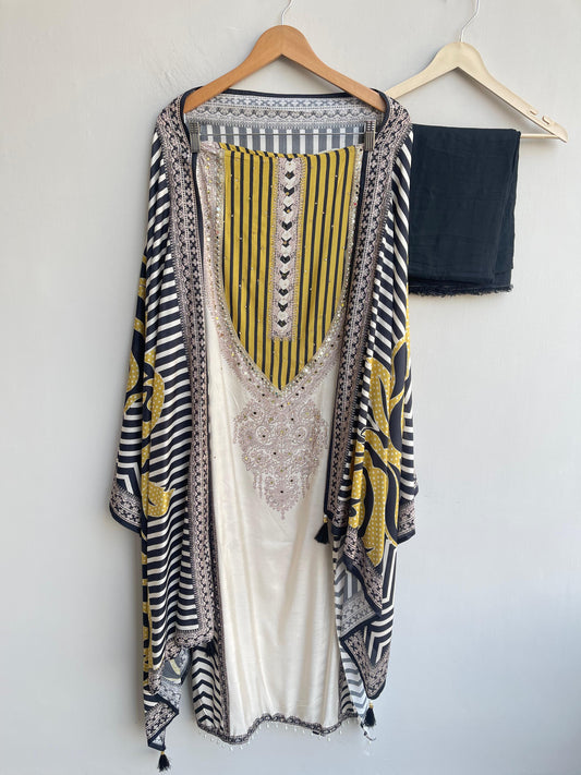 Muslin printed unstitched ladies suit Rc18374 (a)